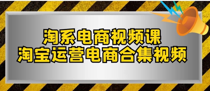 淘系-电商视频课，淘宝运营电商合集视频-十一网创