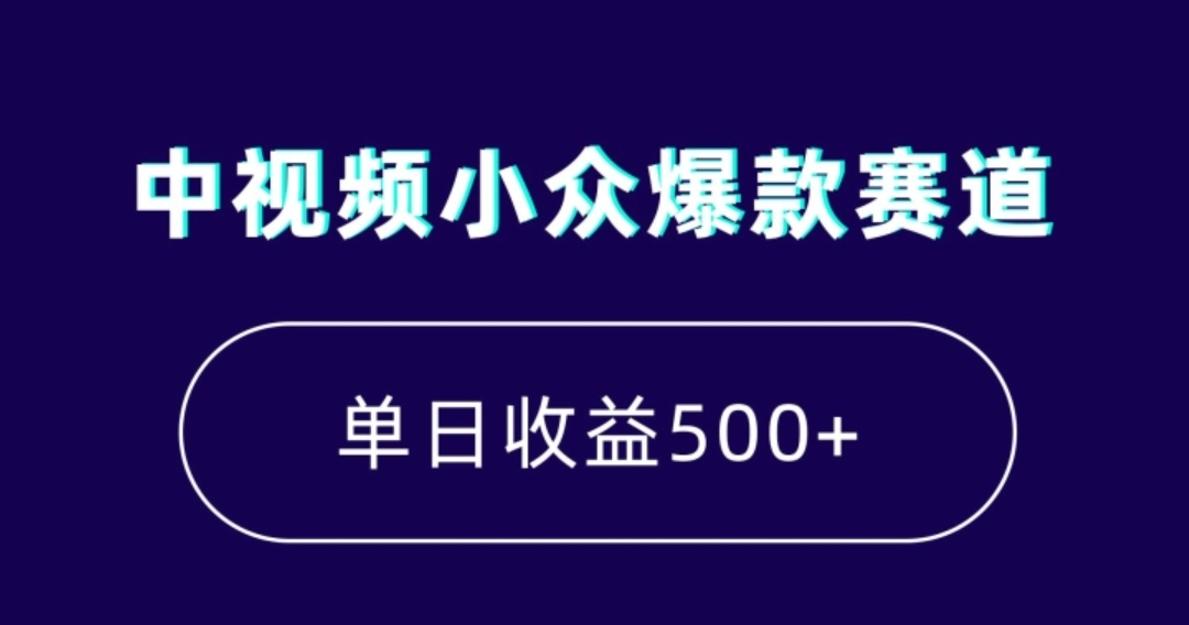 中视频小众爆款赛道，7天涨粉5万+，小白也能无脑操作，轻松月入上万【揭秘】-十一网创