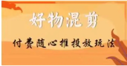 好物混剪付费随心推投放玩法，随心投放小课抖音教程-十一网创