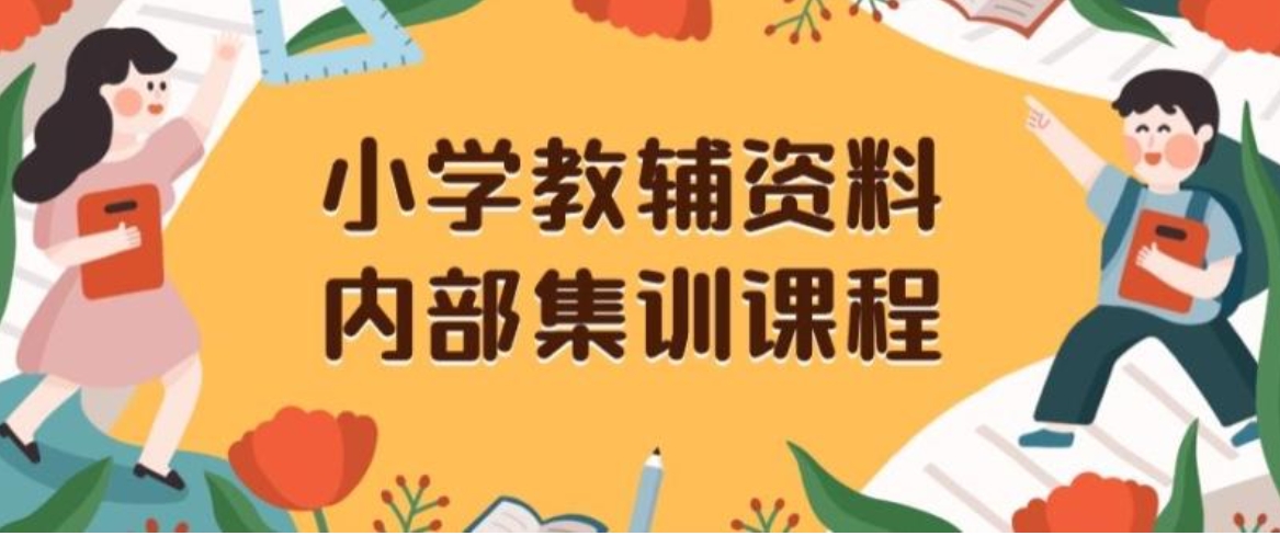 小学教辅资料，内部集训保姆级教程，私域一单收益29-129-十一网创