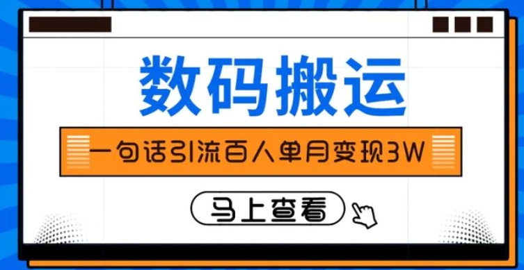 仅靠一句话引流百人变现3万？-十一网创