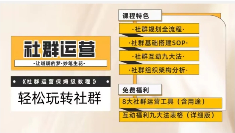 【社群运营】保姆式教程：九大互动法，八款社群运营工具助你轻松玩转社群【揭秘】-十一网创