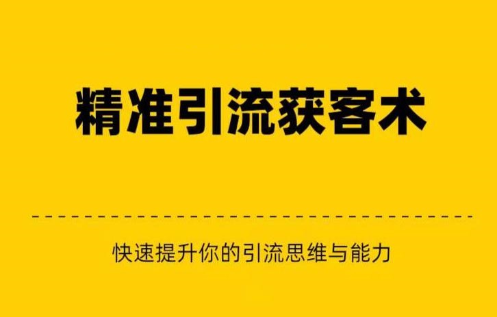 精准引流+私域营销+逆袭赚钱快速提升你的赚钱认知与营销思维-十一网创