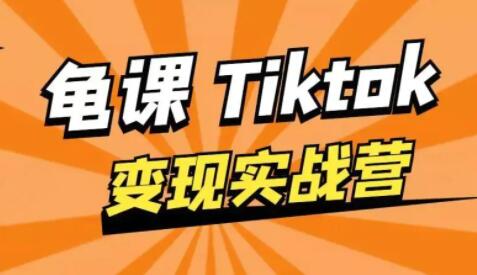 龟课-TikTok变现实战训练营 第1期 多种变现模式，轻松赚美刀-十一网创