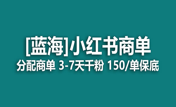 《小红书商单项目》快速千粉，长期稳定，最强蓝海没有之一-十一网创