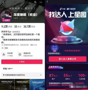 创业圈免费分享:抖音蓝海搬砖项目,助眠玩法新思路-十一网创