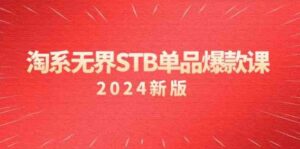 （9207期）淘系无界STB单品爆款课（2024）付费带动免费的核心逻辑，万相台无界关…-十一网创