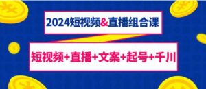 （9426期）2024短视频&直播组合课：短视频+直播+文案+起号+千川（67节课）-十一网创