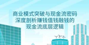 （9422期）商业模式突破与现金流密码，深度剖析赚钱值钱融钱的现金流底层逻辑-无水印-十一网创